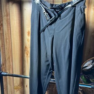 NWT Pinstripe Dress Pants w/ belt